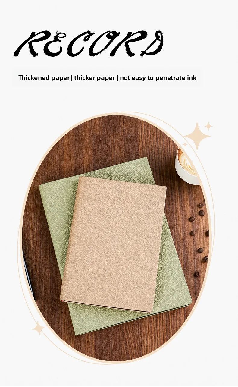 A5 Lychee-Pattern Notebook Customizable Logo Printing for Corporate Events Business Use, product detail 3