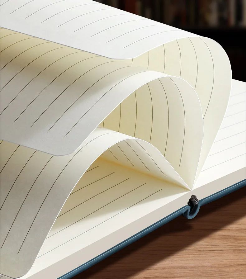 2026 Business-Style Faux Leather Cover Notebook Wireless Perfect Binding for Office Note-Taking Meeting Minutes Journaling, product detail 16